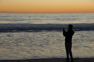 Fototapeta premium girl at the beach