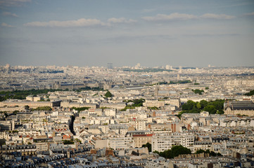 Naklejka premium Paris city view