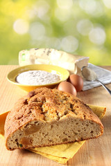 osterbrot und backzutaten
