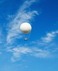 The big balloon on a background of the blue sky