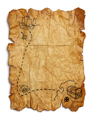 Old Pirate Map