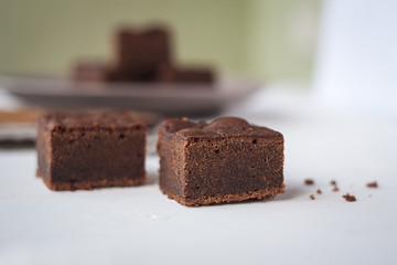 Brownies With a Wood Spoon