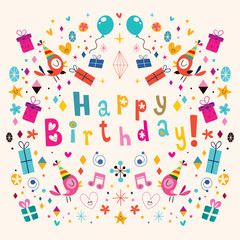 Happy Birthday greeting card