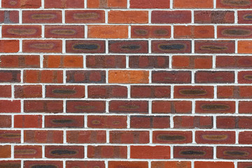 Fototapeta premium Brick wall. Maroon texture. Can be used as background
