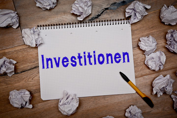 Investitionen Anlage