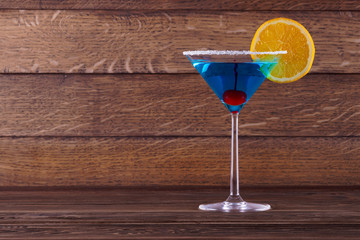 Blue Lagoon Margarita Cocktail