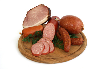 Schöne Wurstplatte