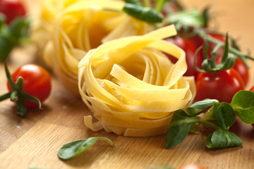 frische hausgemachte  tagliatelle 