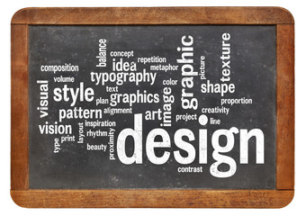 Obraz premium graphic design word cloud