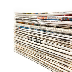 T&auml;glicher Stapel Zeitungen