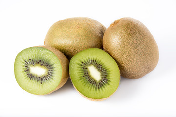 Fototapeta premium kiwi fruit on white