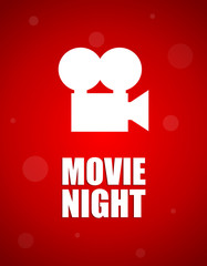 movie night background