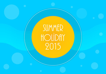 Summer holiday background, Vector illustration, eps10