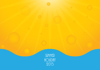 Summer holiday background, Vector illustration, eps10