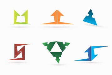 arrow Business abstract logo template