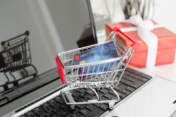 Online shopping concept