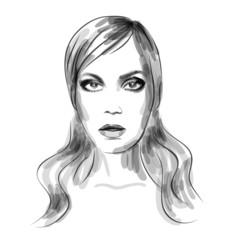 beautiful woman portrait