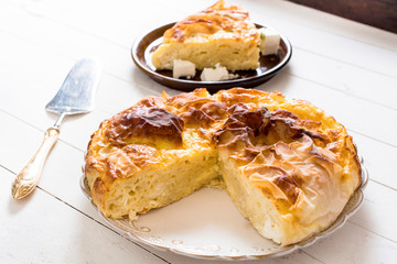 Serbian cheese pie