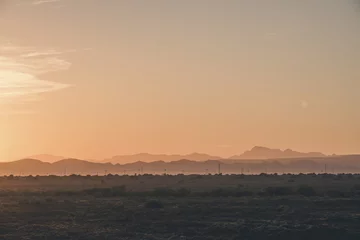  The Little Karoo semi desert landscape at dawn. Western Cape. So © ysbrandcosijn