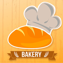 Bakery bread and Chef hat
