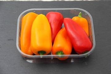paquete pimientos de colores