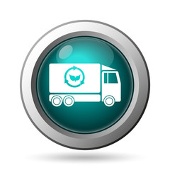 Eco truck icon