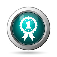 First prize ribbon icon