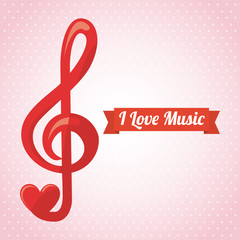 Fototapeta premium love music