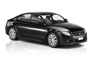 Obraz premium Illustration Transportation Technology Car Performance Concep