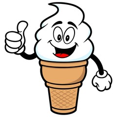 Ice Cream with Thumbs Up