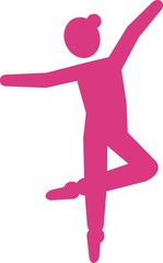 Ballerina Pictogram