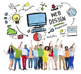 Content Creativity Digital Graphic Webdesign Webpage Concept