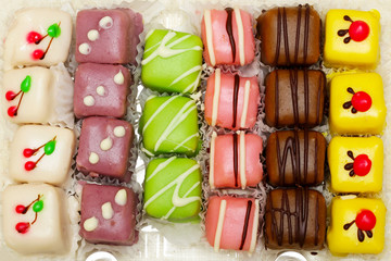 Cakes selection