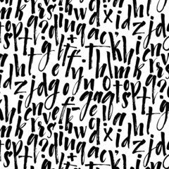 Alphabet seamless pattern