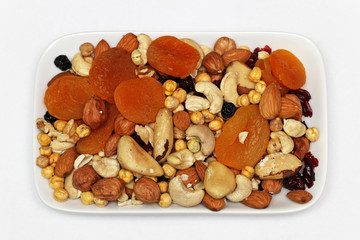 Dried fruits and nuts