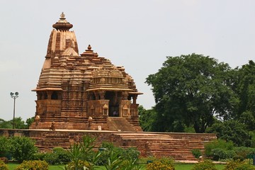 Khajuraho temples and their erotic sculptures, India