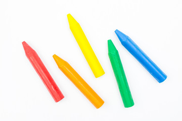 Colorful crayons