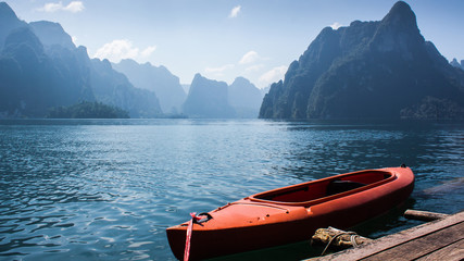 The Cheow Lan Lake. Thailand