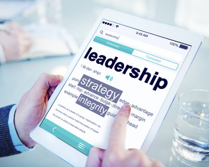 Digital Dictionary Lead Strategy Integrity Leadership Concept