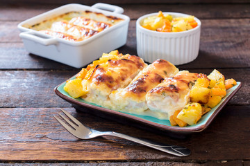 Chicken white meat stuffed