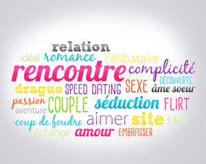 nuage de mots : amour