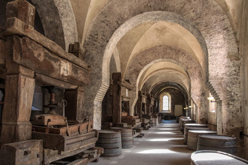 Altes Gewölbe auf einem Weingut