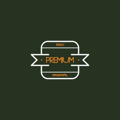 modern insignia vintage label