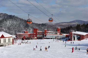 Afwasbaar Fotobehang Wintersport 札幌国際スキー場
