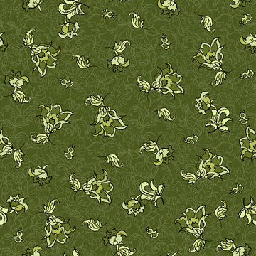 textile flower pattern