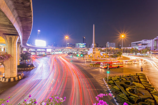 Bangkok, Thailand – January 1, 2015: The Victory monument of T