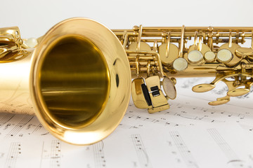 Naklejka premium Saxophone