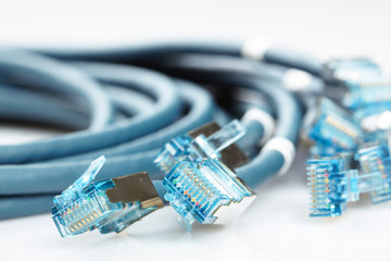 network cable with RJ45 connectors
