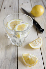 Water and lemon