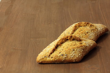 Multigrain bread on the table
